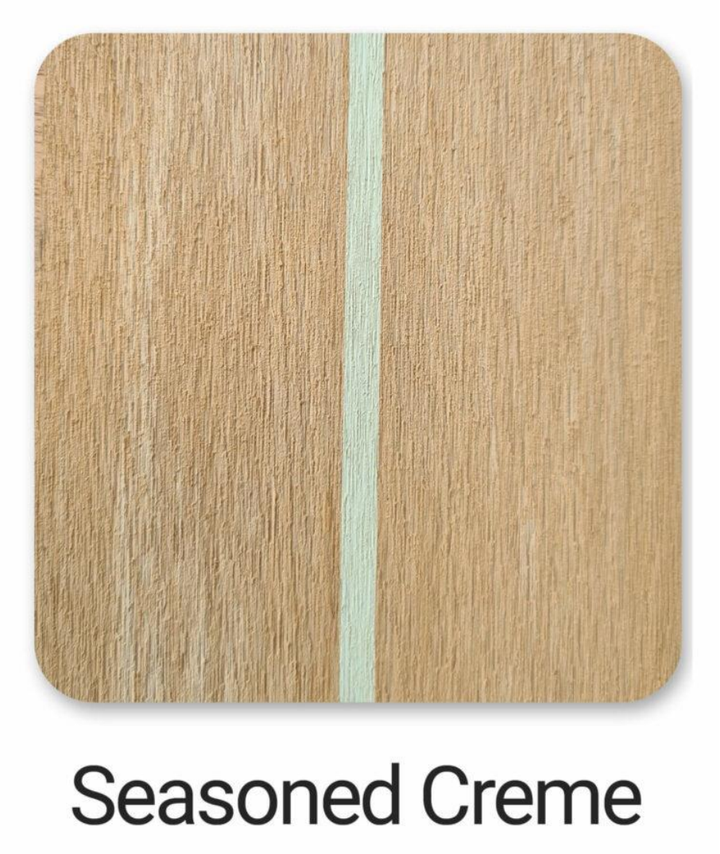 Kunststof teakdek kleurstaal Seasoned Creme
