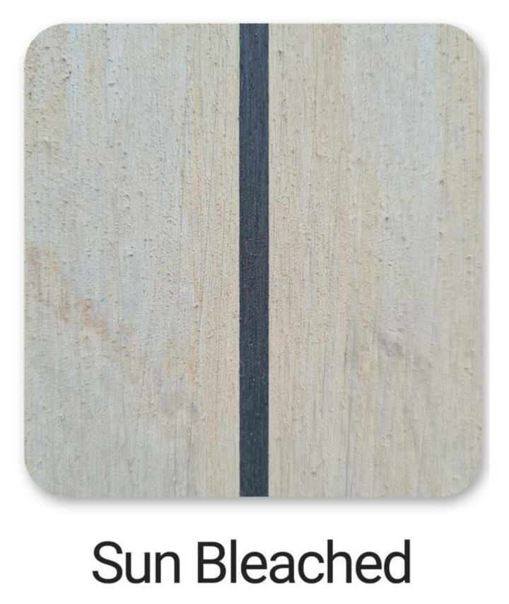 Kunststof teakdek kleurstaal Sun Bleached